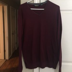 Men's Claiborne Performance Thermolite Pullover Sweater--Maroon--Size L